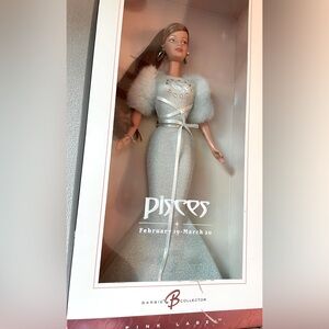 Barbie Pisces Pink Label 2004 Collectors doll. New in box.